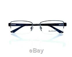 New Polo Ralph Lauren PH1097 9157 Black Half Rim Eyeglasses RX Frames 53mm Italy