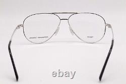 New Porsche Design P'8355 C Silver Black Metal Authentic Frames Eyeglasses 59-12