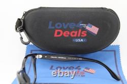 New Prada Vpr 04t 1ab-1o1 Black Silver Authentic Eyeglasses 54-16