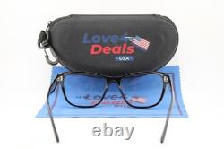 New Prada Vpr 04t 1ab-1o1 Black Silver Authentic Eyeglasses 54-16