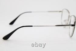 New Prada Vpr 58x 524-1o1 Matte Black Silver Authentic Eyeglasses 52-18
