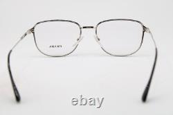 New Prada Vpr 58x 524-1o1 Matte Black Silver Authentic Eyeglasses 52-18