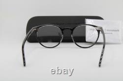 New Prodesign Denmark 3641 C. 6032 Black Clear Silver Authentic Eyeglasses 50-20