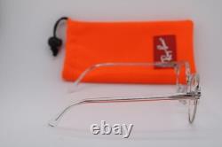 New Ray-ban Rb 4246-v 2001 Clear Silver Authentic Frames Eyeglasses 47-19