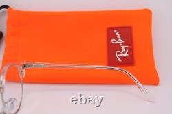 New Ray-ban Rb 4246-v 2001 Clear Silver Authentic Frames Eyeglasses 47-19