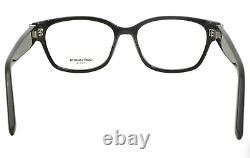 New SAINT LAURENT Paris Eyeglasses SL M35 002 52-16 Shiny Black &Silver Frames