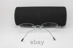 New Silhouette 7395 10 6050 Silver Black Authentic Eyeglasses 50-21
