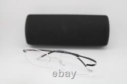 New Silhouette 7690 00 6050 Silver Black Titanium Authentic Eyeglasses 52-19