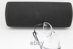New Silhouette 7690 00 6050 Silver Black Titanium Authentic Eyeglasses 52-19