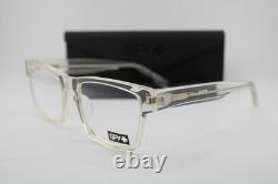 New Spy+ Optics Weston S10e Clear Silver Authentic Eyeglasses 56-18