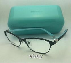 New TIFFANY & CO. Eyeglasses TF 1072 6007 51-15 Black & Blue Frame Silver Hearts