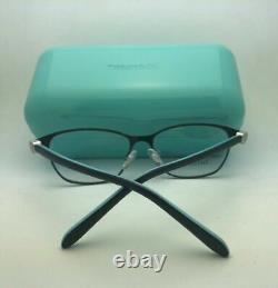New TIFFANY & CO. Eyeglasses TF 1072 6007 51-15 Black & Blue Frame Silver Hearts