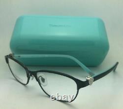 New TIFFANY & CO. Eyeglasses TF 1072 6007 51-15 Black & Blue Frame Silver Hearts