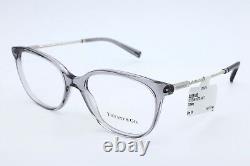 New TIFFANY&CO TF 2168 8270 Grey Square Eyeglasses Demo Lenses 54mm