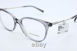 New TIFFANY&CO TF 2168 8270 Grey Square Eyeglasses Demo Lenses 54mm