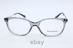 New TIFFANY&CO TF 2168 8270 Grey Square Eyeglasses Demo Lenses 54mm