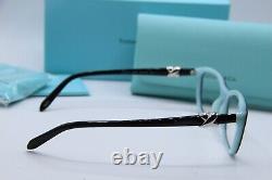 New Tiffany & Co. Tf 2074 8055 Black Turquoise Authentic Frame Eyeglasses 54-16