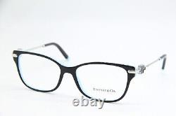 New Tiffany & Co. Tf 2207 8055 Black Silver Authentic Frames Eyeglasses 54-15