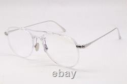 New Tom Ford Tf 5666-b 026 Clear Silver Authentic Designer Eyeglasses 52-17