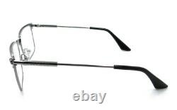 New VERSACE Rx-able Eyeglasses VE 1276 1262 55-17 145 Gunmetal Silver Frames