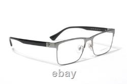 New Versace Mod. 1285 1262 Gunmetal Silver/ Black Eyeglasses 56-17 E215