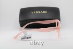 New Versace Mod. 3364-u 5497 Pink Silver Authentic Eyeglasses 52-17