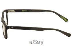 Nike Eyeglasses 7239 001 Black/Grey/Green/Silver Full Rim Optical Frame 55mm