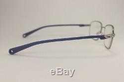 Nike Flexon 4251 Blue & Metallic Silver Full-Rim RX Eyeglass Frames 55-17-145