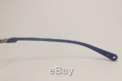 Nike Flexon 4251 Blue & Metallic Silver Full-Rim RX Eyeglass Frames 55-17-145