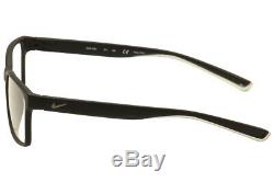 Nike Men's Eyeglasses 7091 011 Black/Crystal/Silver Full Rim Optical Frame 54mm