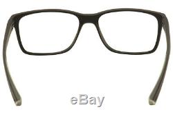 Nike Men's Eyeglasses 7091 011 Black/Crystal/Silver Full Rim Optical Frame 54mm