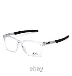 OAKLEY Eyeglasses Exchange OX8055-0354 54-17 Polished Clear & Silver Frames