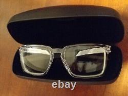 OAKLEY Eyeglasses Exchange OX8055-0354 54-17 Polished Clear & Silver Frames