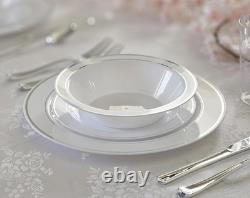 OCCASIONS 120 Bowls Pack, Heavyweight Disposable Wedding Party Plastic Bowls