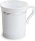 Occasions 120 Mugs Pack, Heavyweight Disposable Wedding Party Plastic 8 Oz Coffe