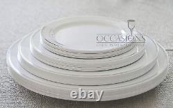 OCCASIONS 120 pcs Chargers pack Wedding Party 12'' Disposable Plastic Charger