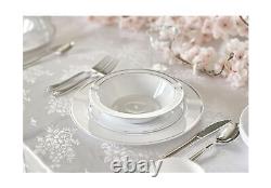 OCCASIONS 120 pcs Chargers pack Wedding Party 12'' Disposable Plastic Charger