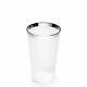 Occasions 400 Piece Wedding 400 Count (14 Ounce) Tumblers Silver Rimmed