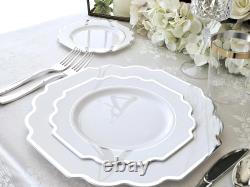 OCNS 150 Piece set -Wedding Plastic Plates & cutlery -Disposable