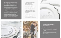 OCNS 80 Plates Pa, Heavyweight Premium Wedding Party Disposable