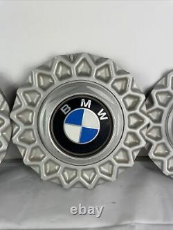 OEM 1987-1995 BMW 5 Series Center Caps 36.13-1 179 828 Hubcap Honeycomb Set of 4