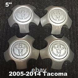 OEM Set of 4 2005-2014 Toyota Tacoma 15 rim Center Caps 42603-AD030 69457 69458