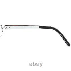 OGA Men's Eyeglasses 6453O NM004 Black/Silver Half Rim Frame France 5218 140