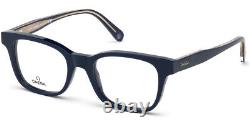 OMEGA OM 5004-H 090 Blue Plastic Optical Eyeglasses Frame 52-20-150 Italy RX