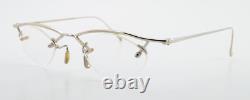 OPUS by EYETEC Fancy Vintage Glasses Frame OP-02 Col No. 7 Lady Silver Oval Quad