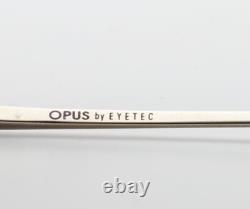 OPUS by EYETEC Fancy Vintage Glasses Frame OP-02 Col No. 7 Lady Silver Oval Quad