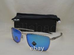 Oakley EJECTOR (OO4142-04 58) Satin Chrome with Prizm Sapphire Lens