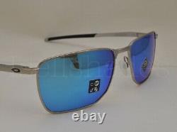 Oakley EJECTOR (OO4142-04 58) Satin Chrome with Prizm Sapphire Lens