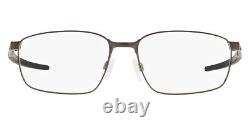 Oakley Extender 0OX3249 Men Eyeglasses Rectangle Silver 56mm New 100% Authentic