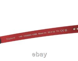 Oakley Eyeglasses Frames Pitchman OX8050-1555 Black Ink Silver Red 55-18-140